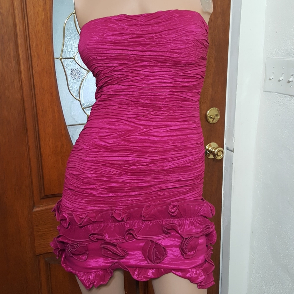 Summer Party Dress (Magenta)